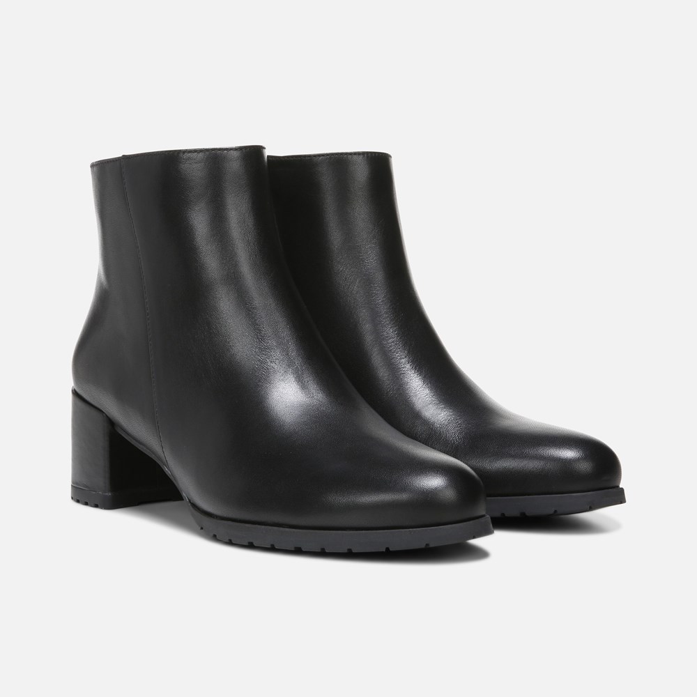 Naturalizer Bay Weatherproof Bootie - BLACK LEATHER