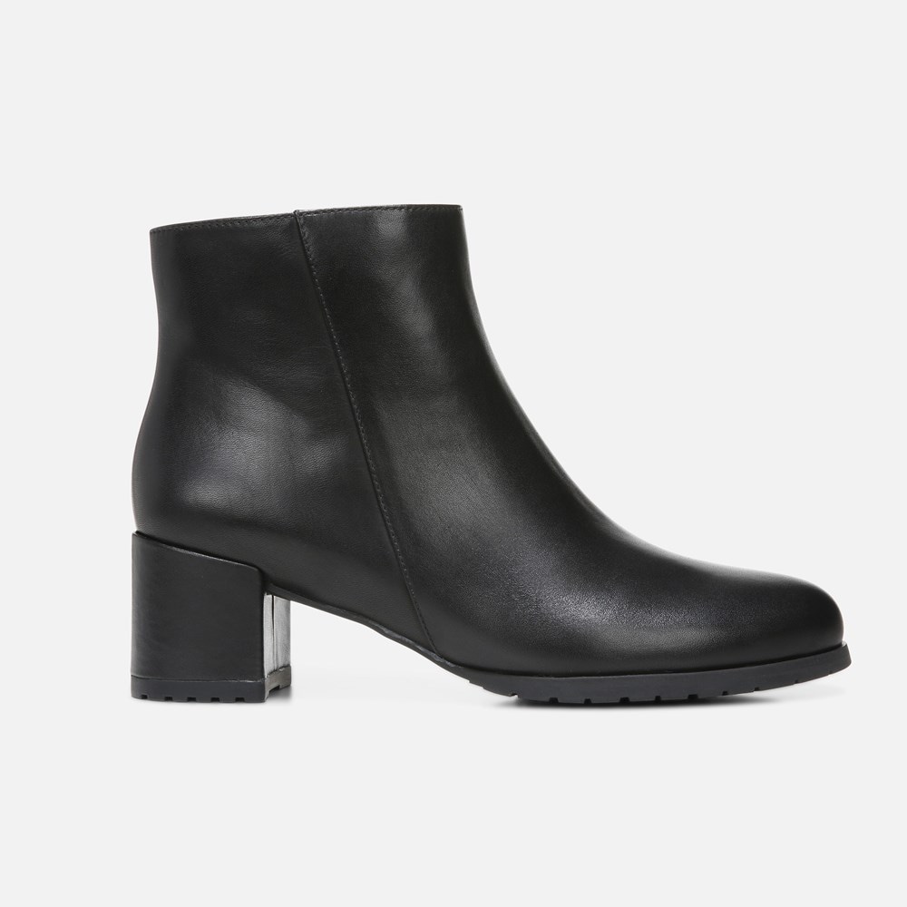 Naturalizer Bay Weatherproof Bootie - BLACK LEATHER Naturalizer Bay Weatherproof Bootie - BLACK LEATHER