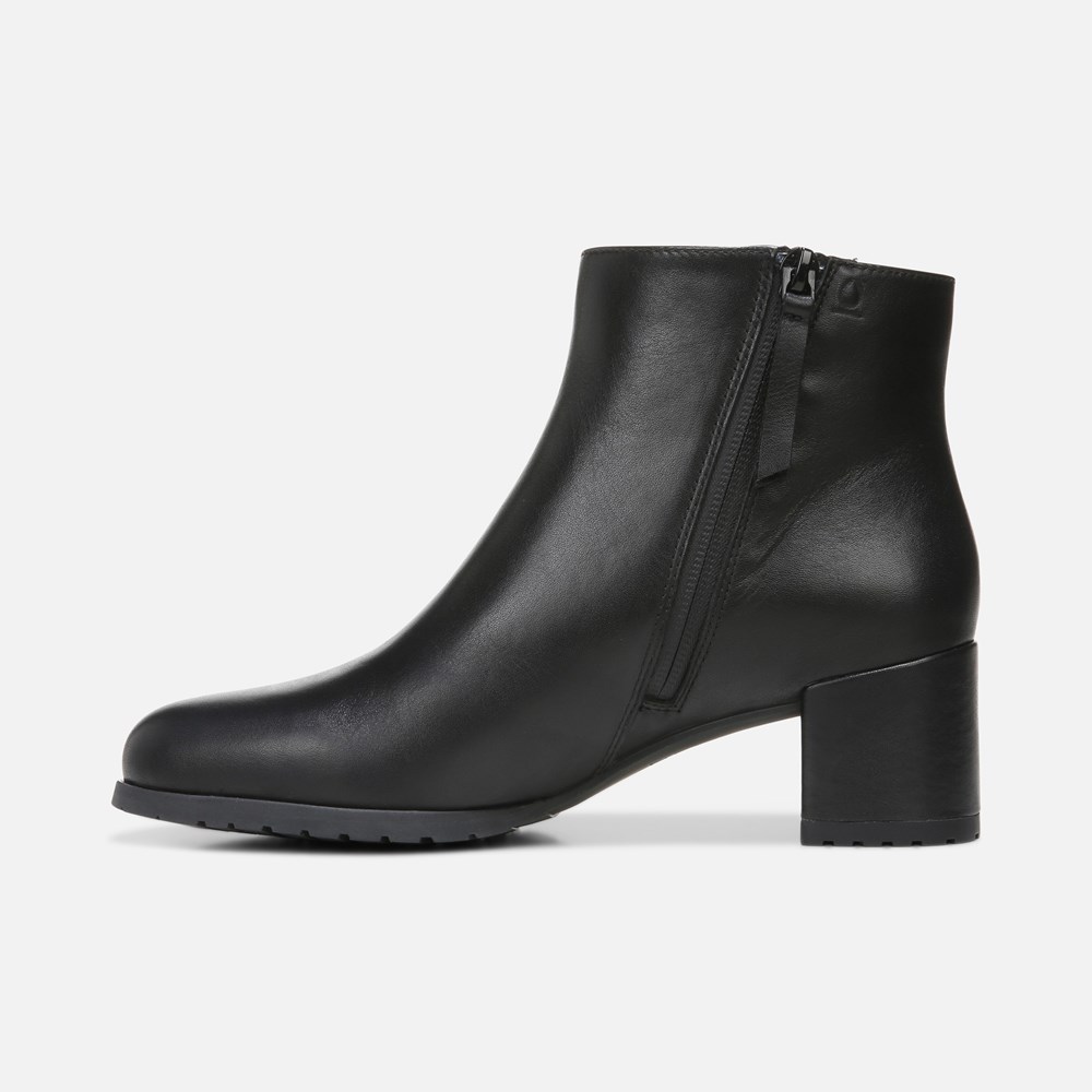 Naturalizer Bay Weatherproof Bootie - BLACK LEATHER Naturalizer Bay Weatherproof Bootie - BLACK LEATHER