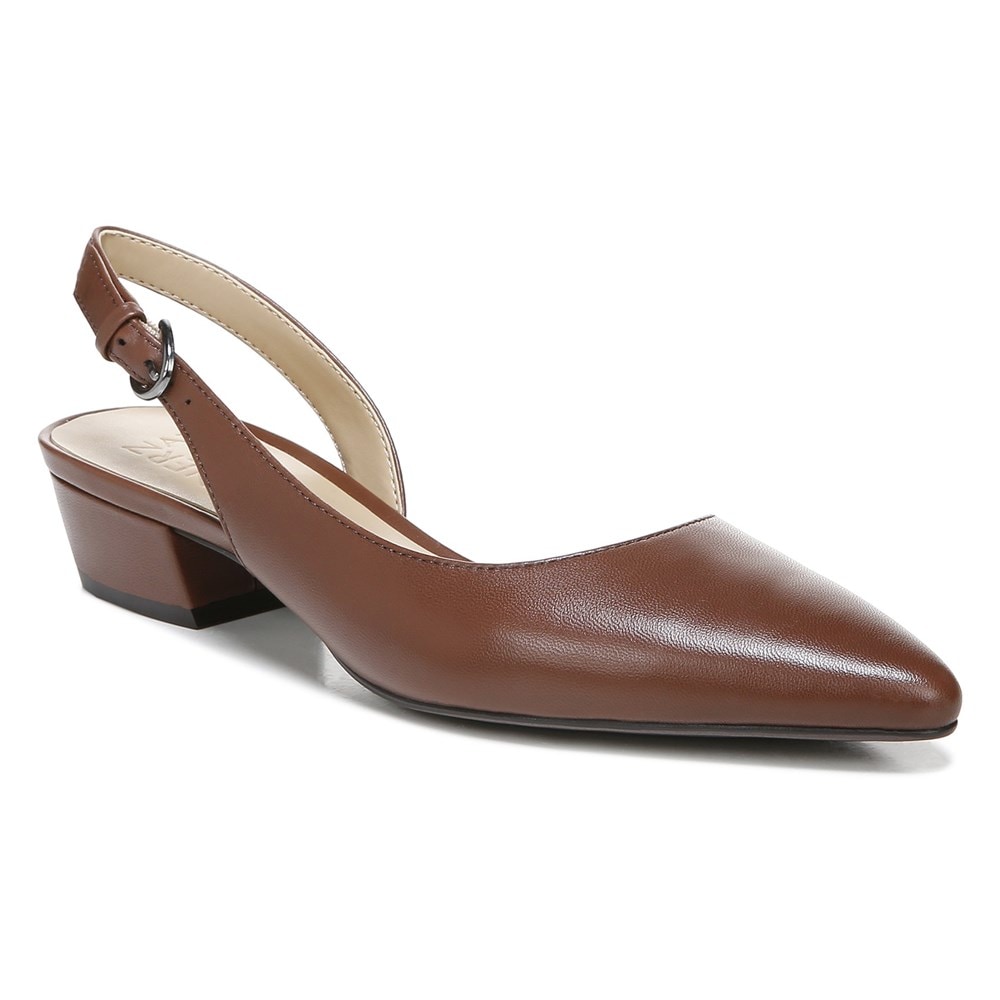 Naturalizer Banks Pointed Toe Flat - Cocoa Leather Naturalizer Banks Pointed Toe Flat - Cocoa Leather