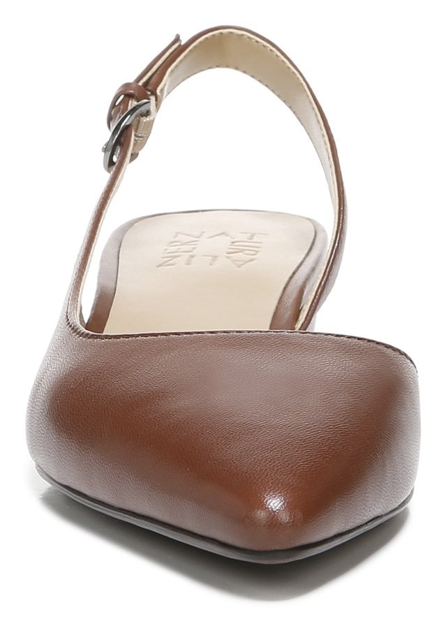 Naturalizer Banks Pointed Toe Flat - Cocoa Leather Naturalizer Banks Pointed Toe Flat - Cocoa Leather