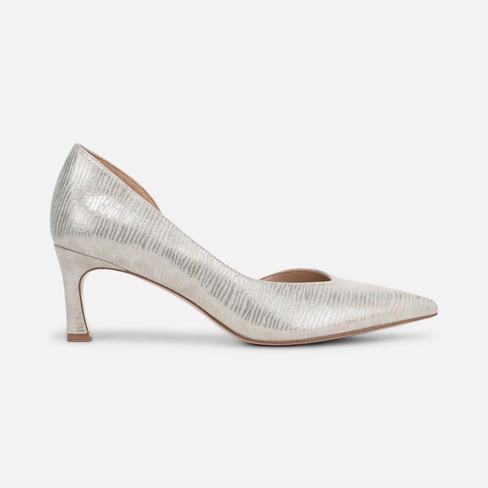 Naturalizer 27 Edit Faith Pump - Warm Silver Leather Naturalizer 27 Edit Faith Pump - Warm Silver Leather
