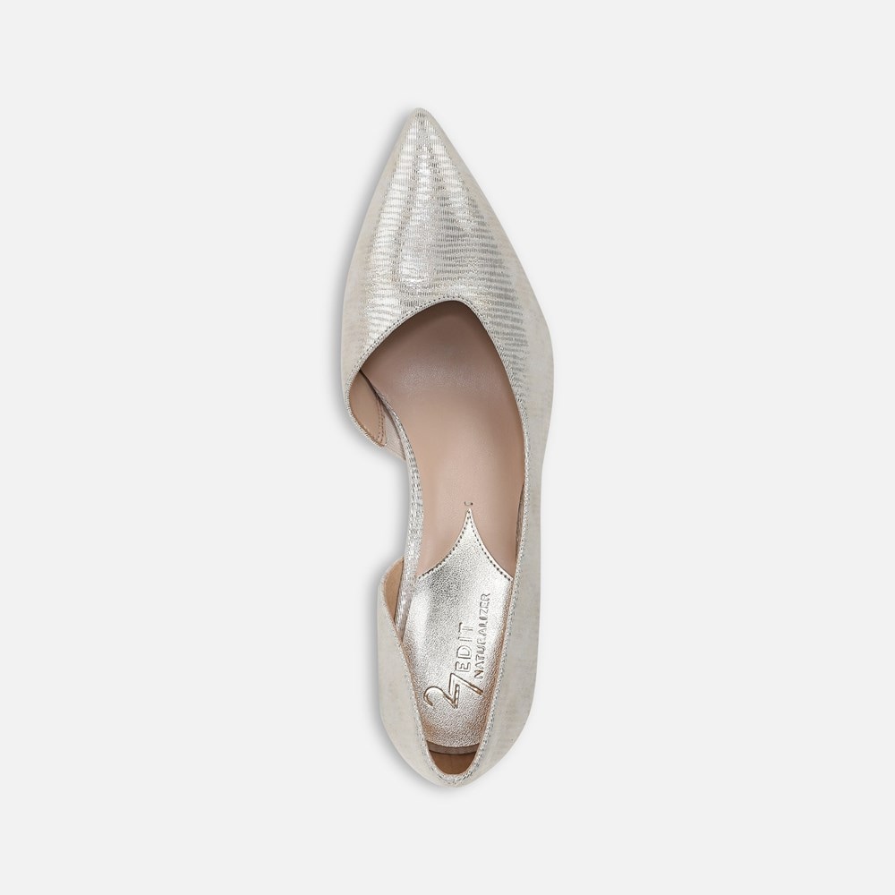 Naturalizer 27 Edit Faith Pump - Warm Silver Leather Naturalizer 27 Edit Faith Pump - Warm Silver Leather