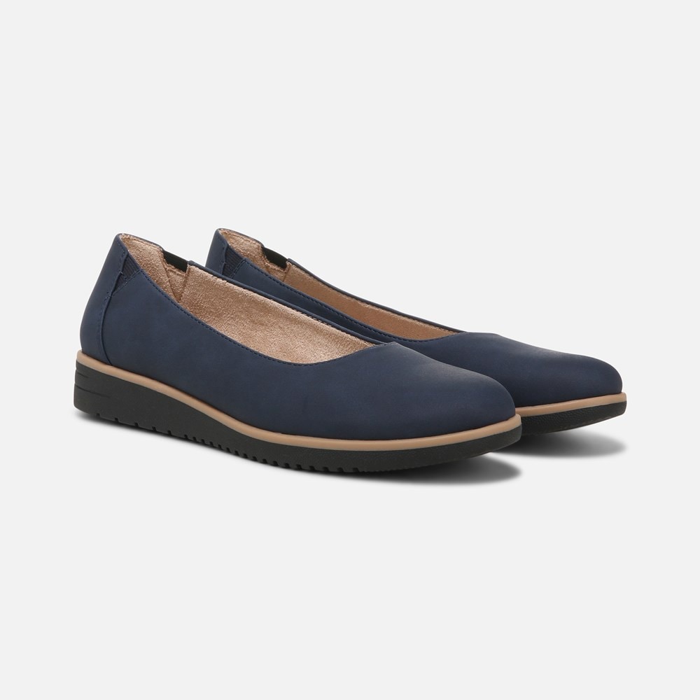 Naturalizer SOUL Idea Ballet Flat - Navy Synthetic Naturalizer SOUL Idea Ballet Flat - Navy Synthetic