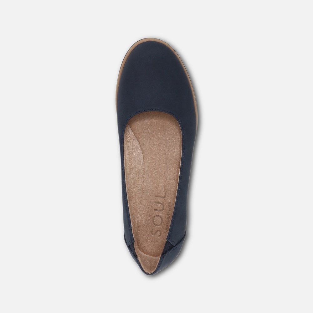 Naturalizer SOUL Idea Ballet Flat - Navy Synthetic Naturalizer SOUL Idea Ballet Flat - Navy Synthetic