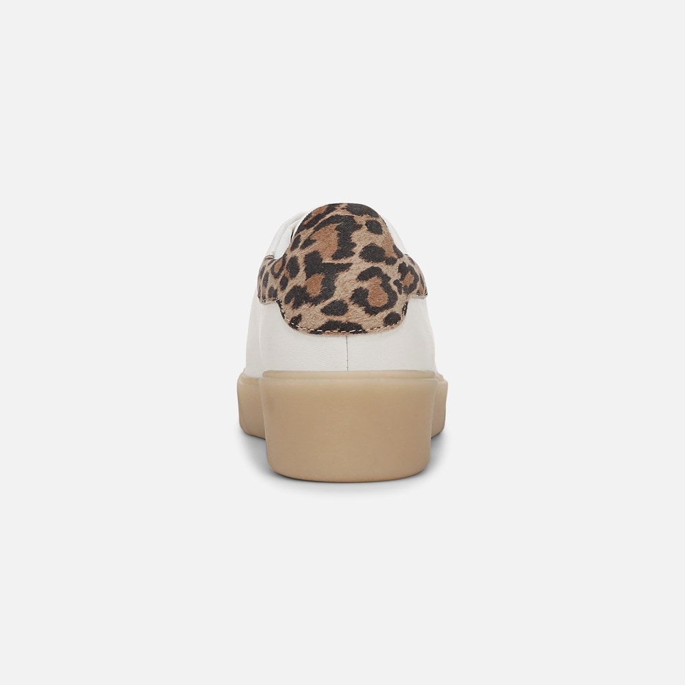 Naturalizer Morrison 2.0 Lace Up Sneaker - Warm White/Leopard Leather Naturalizer Morrison 2.0 Lace Up Sneaker - Warm White/Leopard Leather