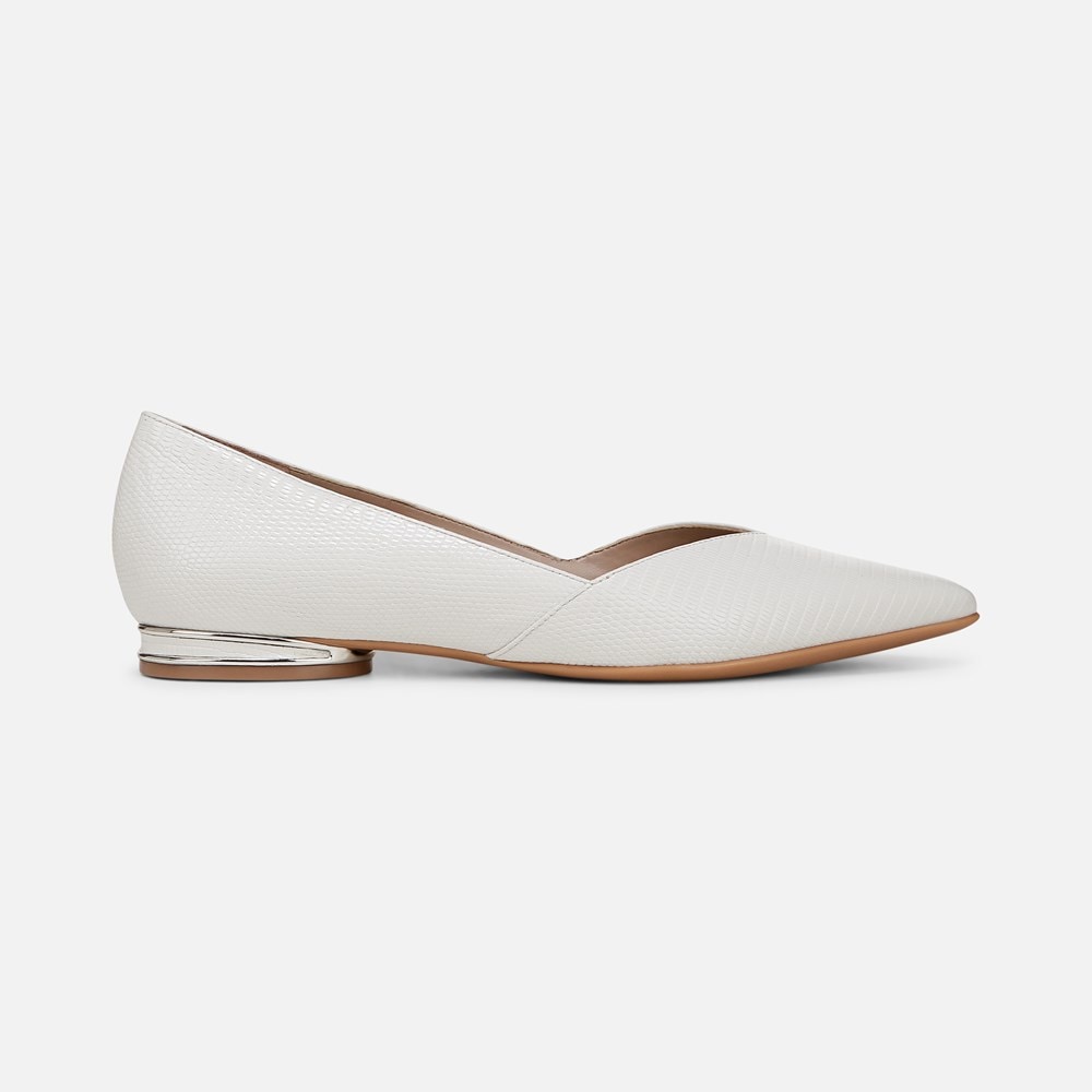 Naturalizer Havana Flat - Warm White Snake Print Leather Naturalizer Havana Flat - Warm White Snake Print Leather