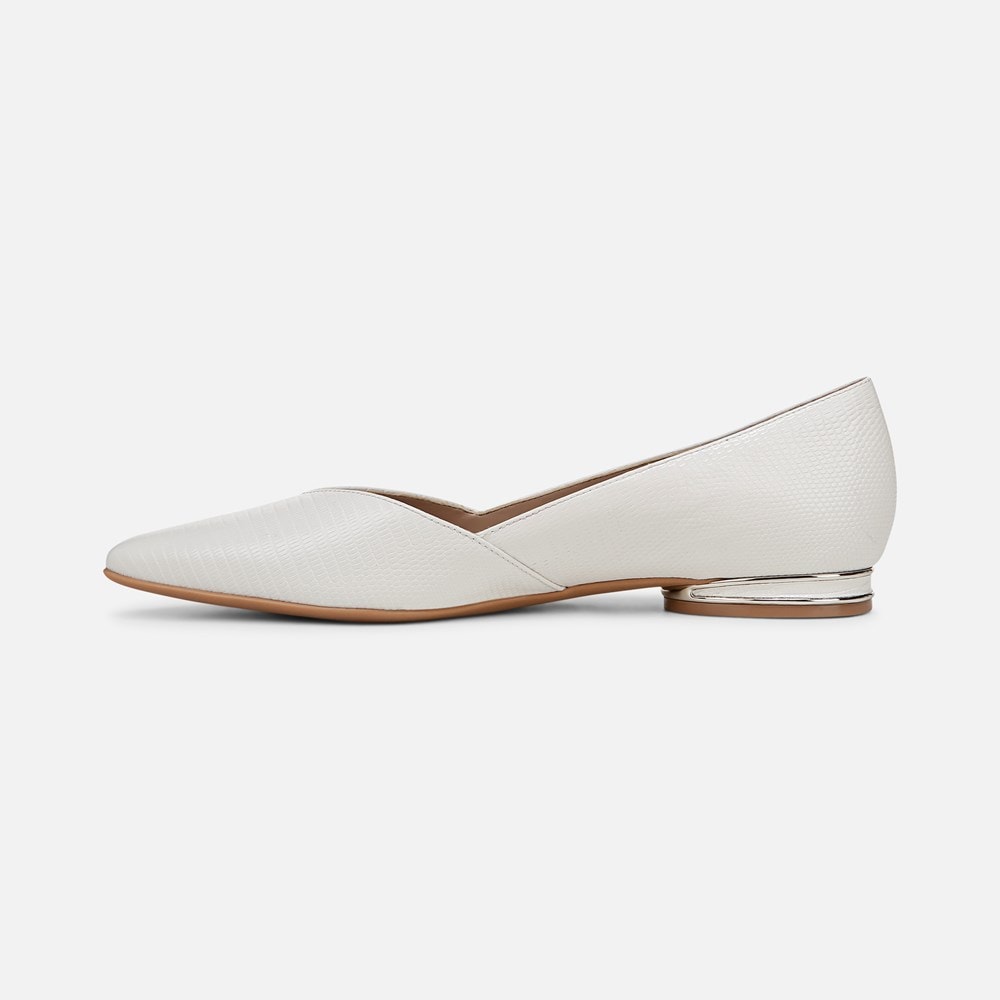 Naturalizer Havana Flat - Warm White Snake Print Leather Naturalizer Havana Flat - Warm White Snake Print Leather