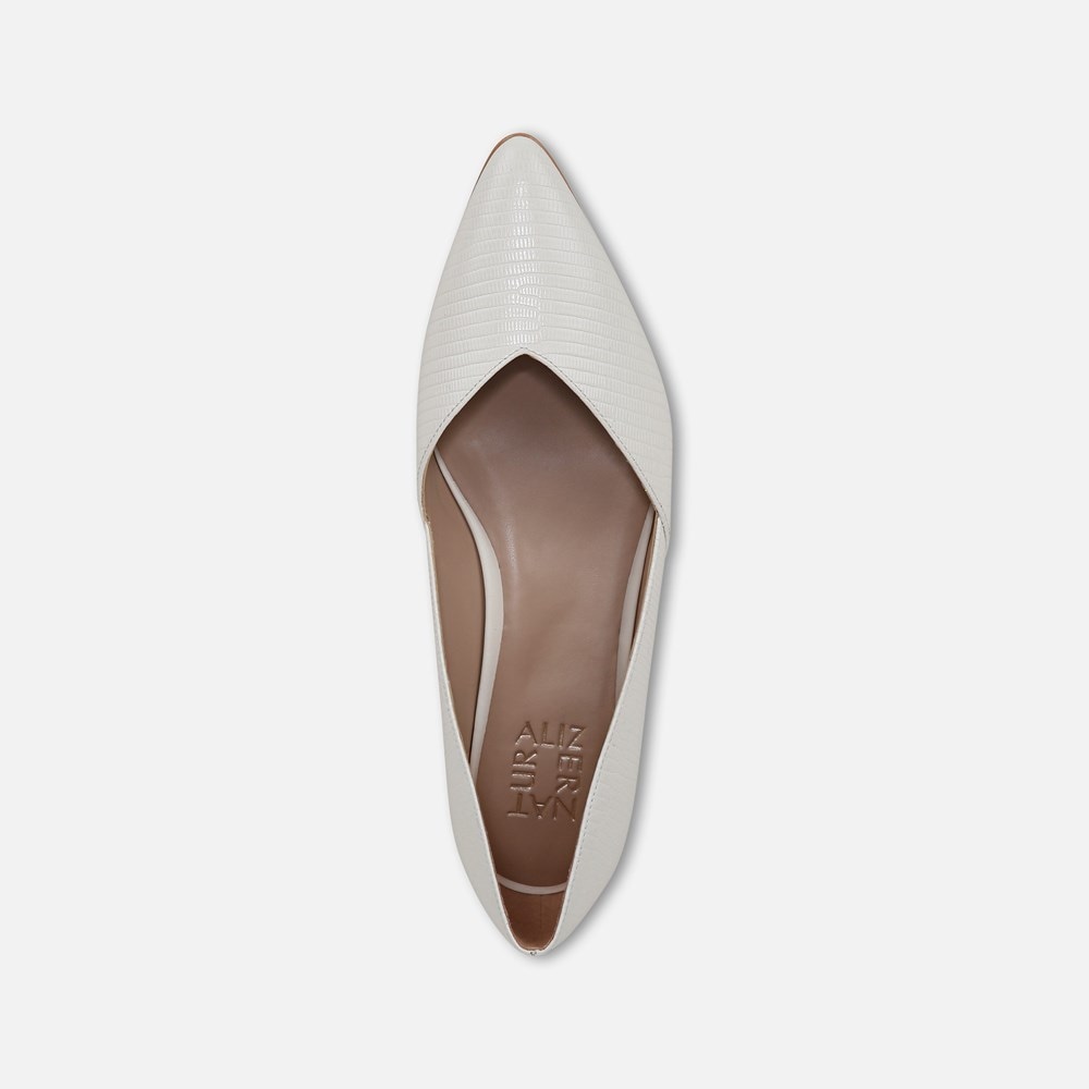 Naturalizer Havana Flat - Warm White Snake Print Leather Naturalizer Havana Flat - Warm White Snake Print Leather