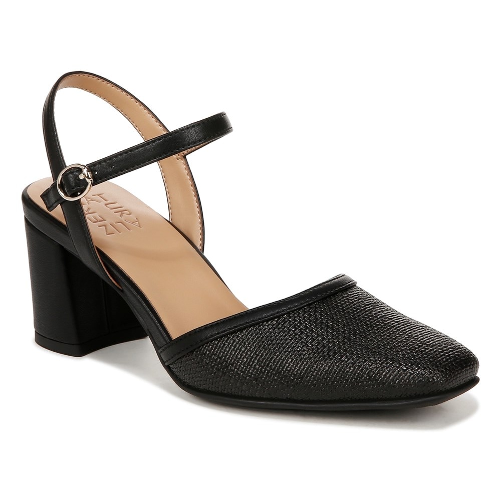 Naturalizer Wave Dress Shoe - Black Straw Fabric