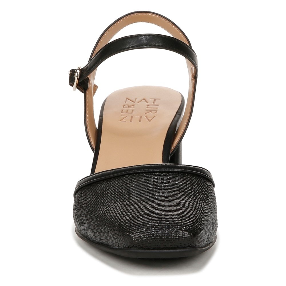 Naturalizer Wave Dress Shoe - Black Straw Fabric