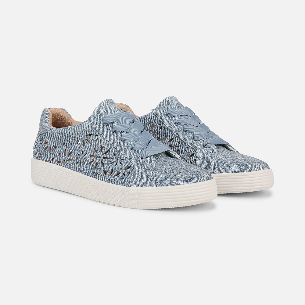 Naturalizer SOUL Neela-Perf Sneaker - Light Denim Blue Fabric