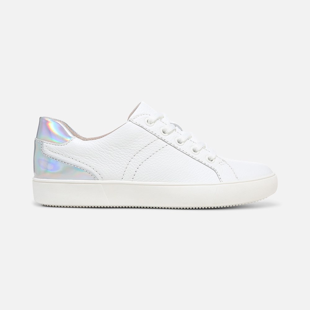 Naturalizer Morrison Sneaker - White/Metallic Leather Naturalizer Morrison Sneaker - White/Metallic Leather