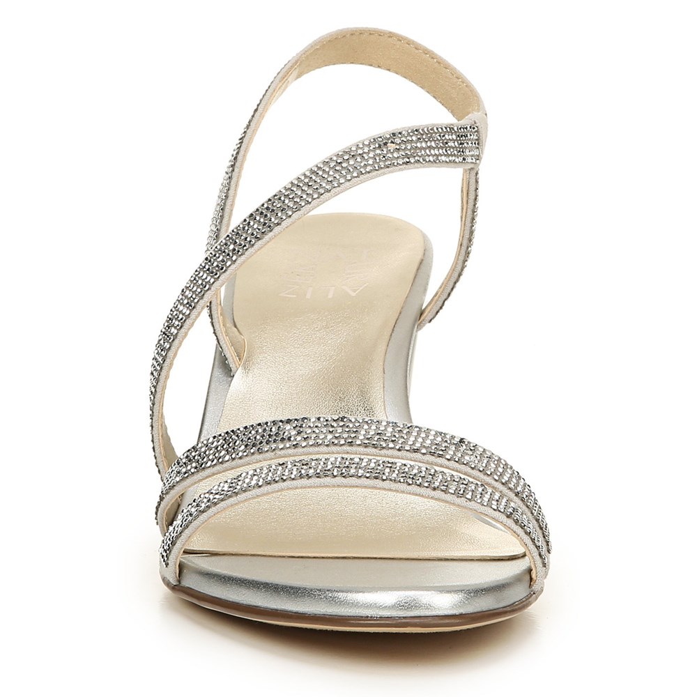 Naturalizer Vanessa Dress Sandal - Silver Fabric Naturalizer Vanessa Dress Sandal - Silver Fabric