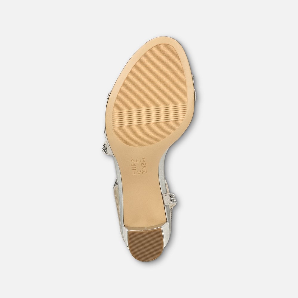 Naturalizer Vanessa Dress Sandal - Silver Fabric Naturalizer Vanessa Dress Sandal - Silver Fabric