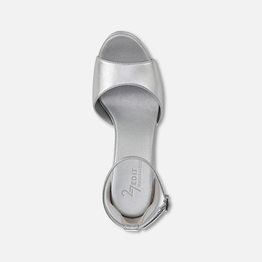 Naturalizer 27 Edit Delphie Dress Sandal - Silver Leather Naturalizer 27 Edit Delphie Dress Sandal - Silver Leather