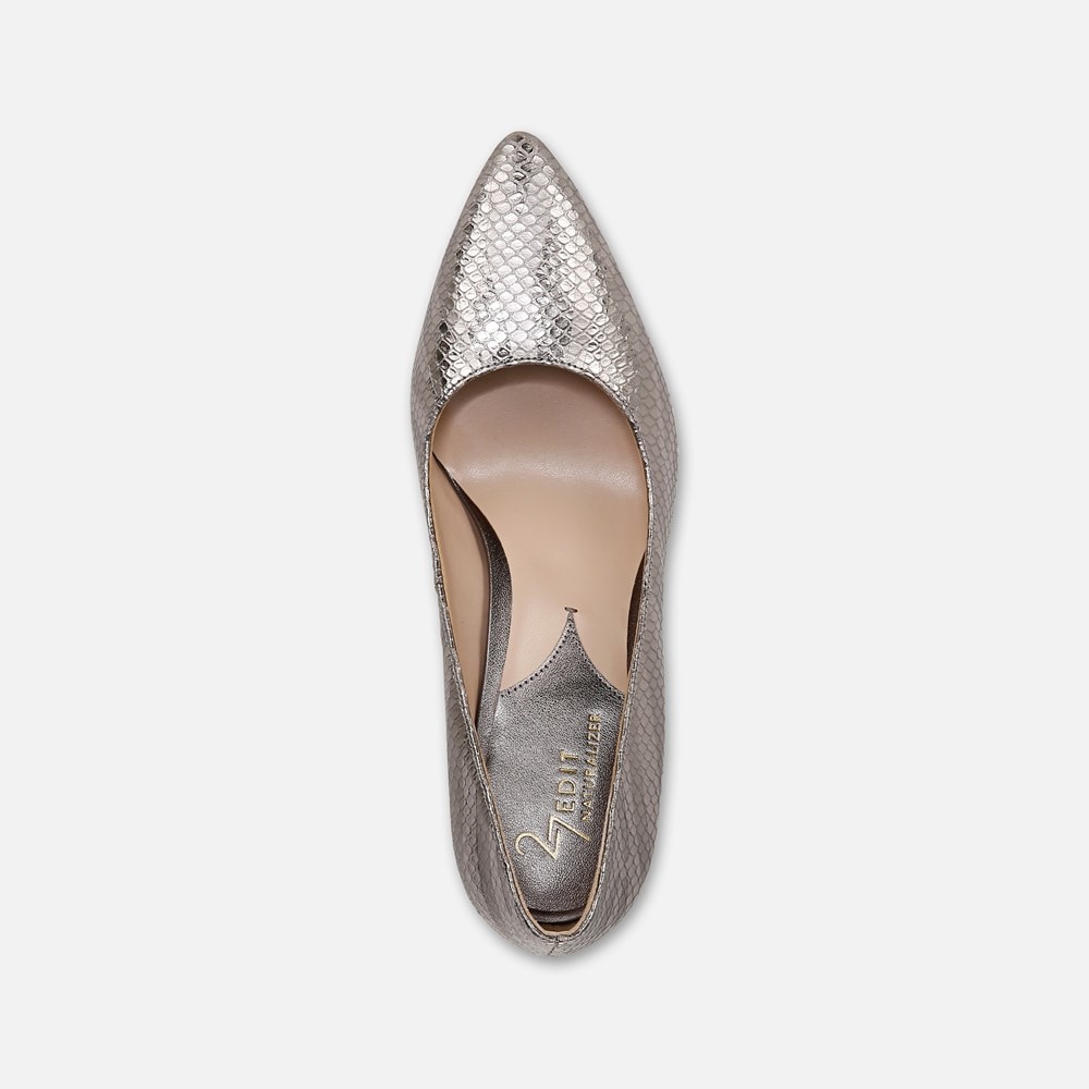 Naturalizer 27 EDIT Adele Pump - Silver Leather Naturalizer 27 EDIT Adele Pump - Silver Leather