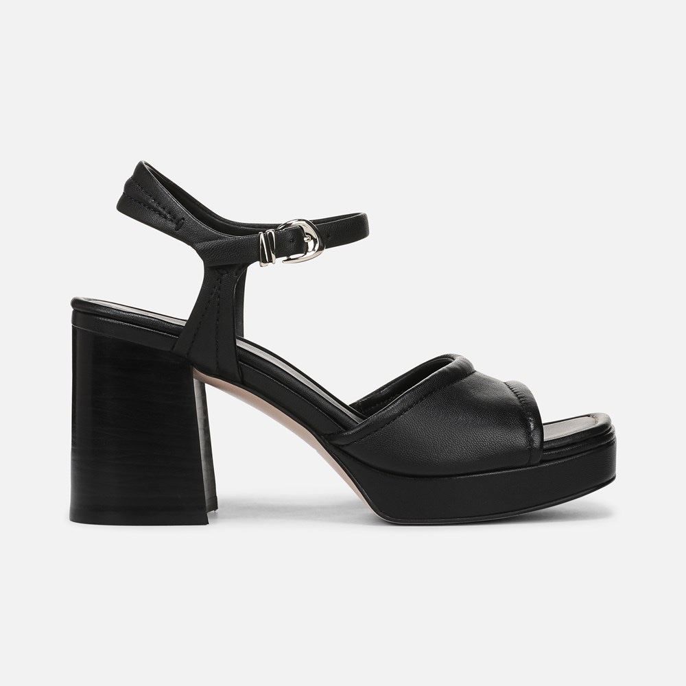 Naturalizer 27 EDIT Paloma Platform Sandal - Black Leather Naturalizer 27 EDIT Paloma Platform Sandal - Black Leather