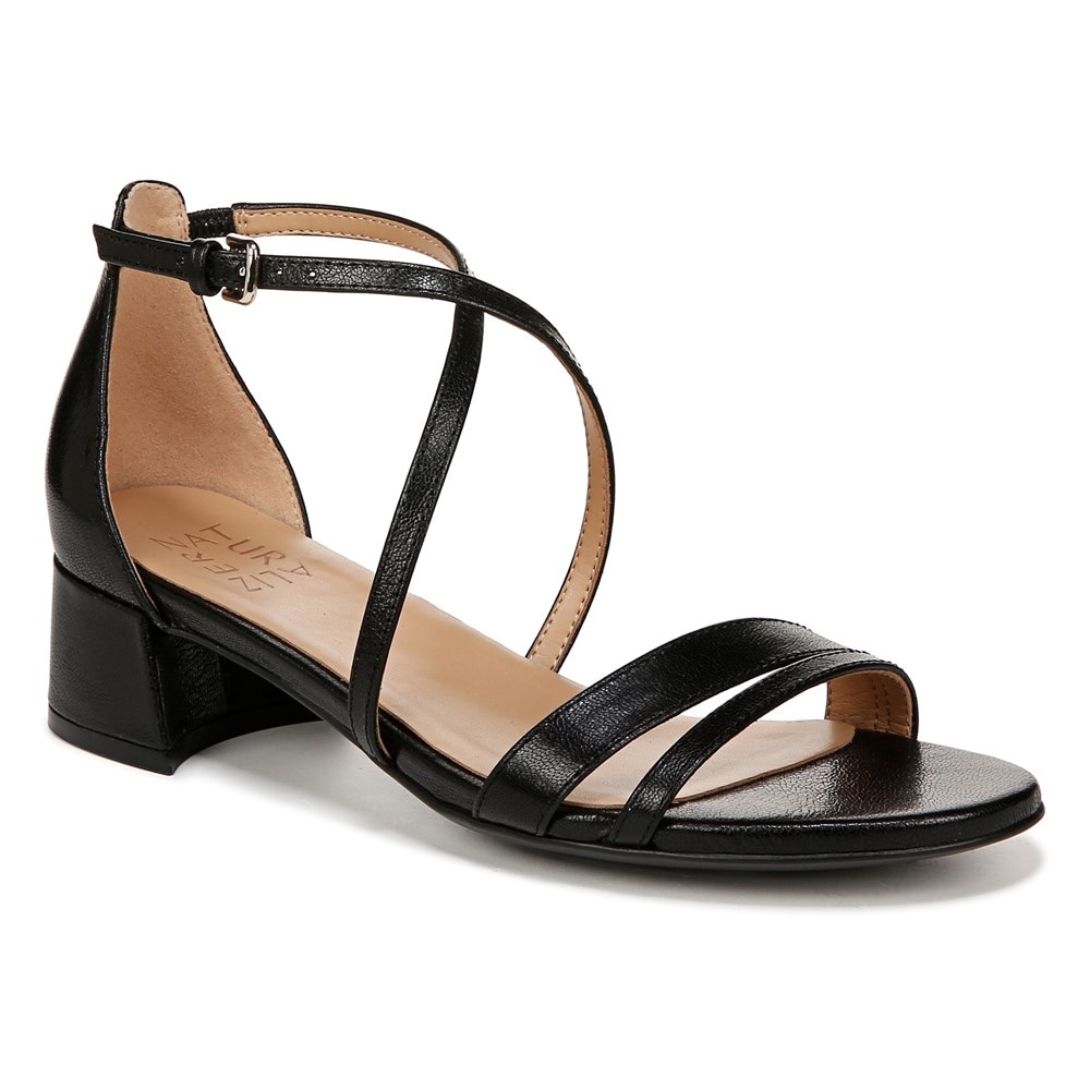 Naturalizer June Dress Sandal - Black Leather Naturalizer June Dress Sandal - Black Leather