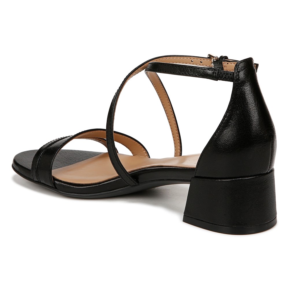 Naturalizer June Dress Sandal - Black Leather Naturalizer June Dress Sandal - Black Leather