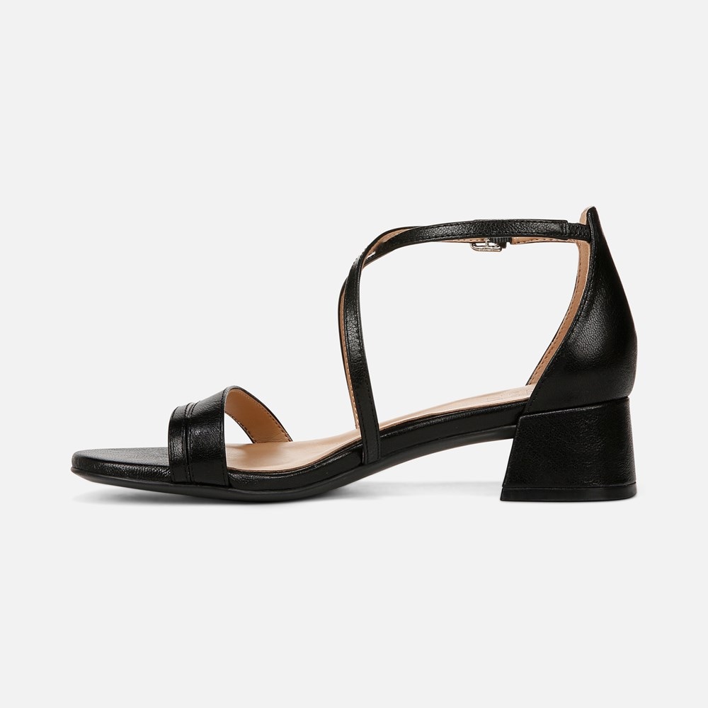 Naturalizer June Dress Sandal - Black Leather Naturalizer June Dress Sandal - Black Leather