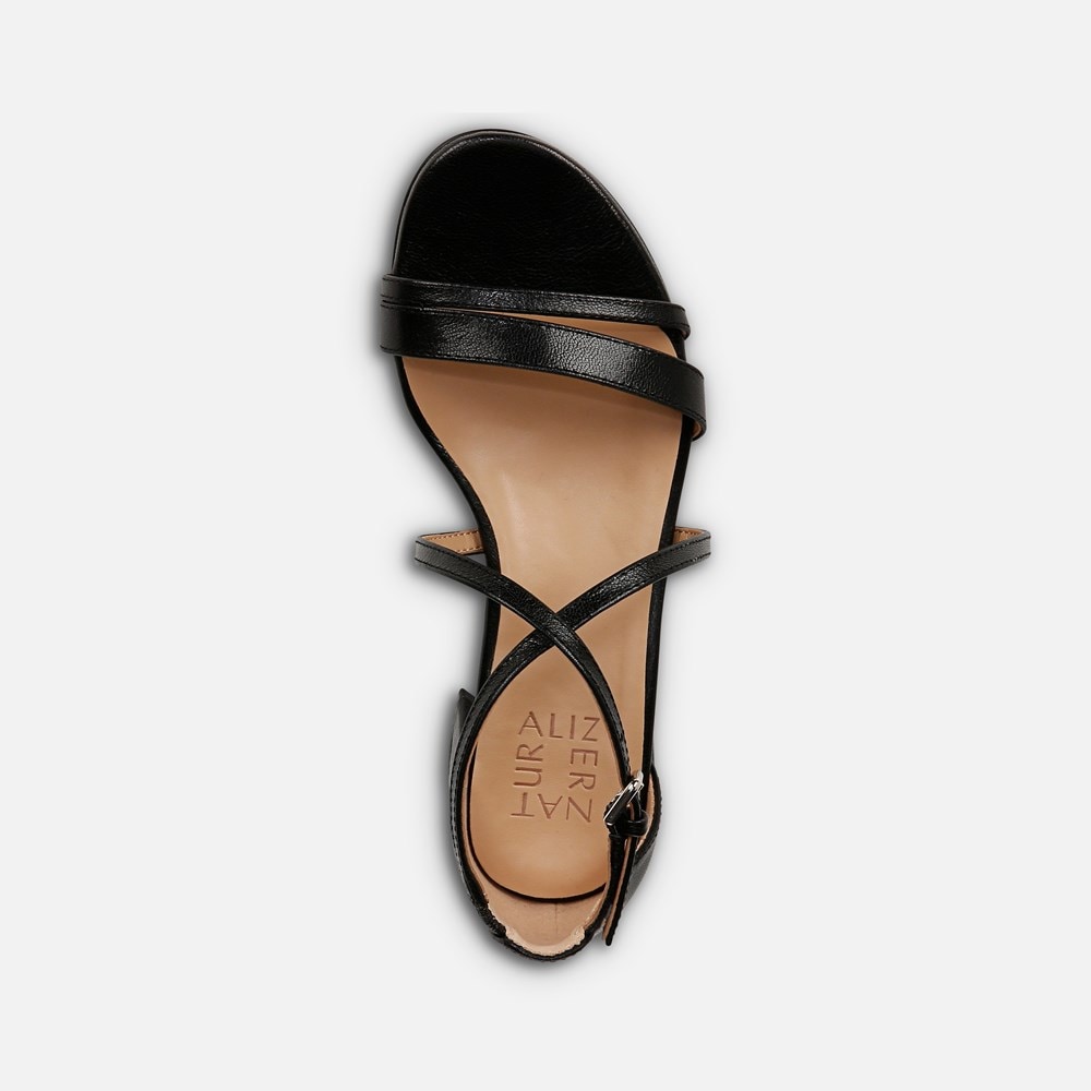 Naturalizer June Dress Sandal - Black Leather Naturalizer June Dress Sandal - Black Leather