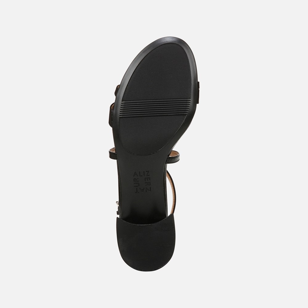 Naturalizer June Dress Sandal - Black Leather Naturalizer June Dress Sandal - Black Leather