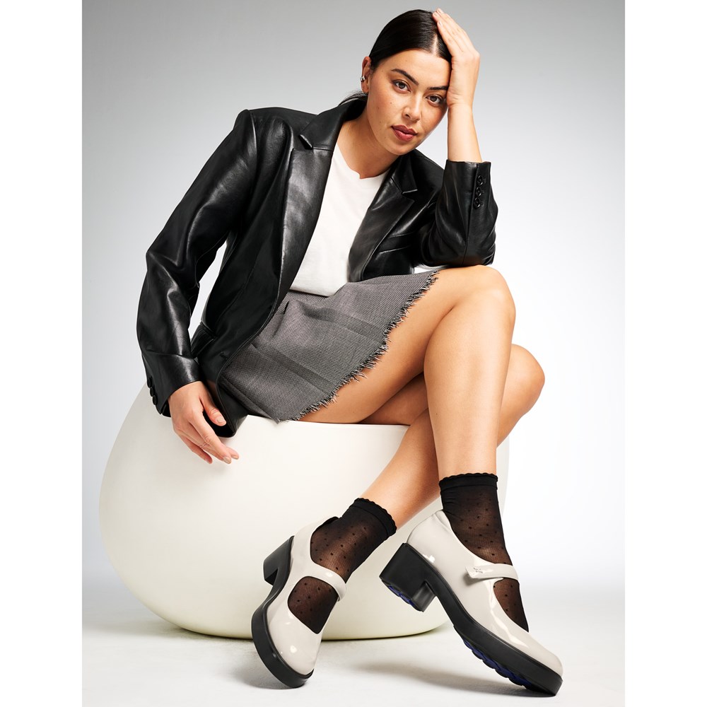 Naturalizer Amanda Mary Jane - Porcelain Patent Faux Leather Naturalizer Amanda Mary Jane - Porcelain Patent Faux Leather