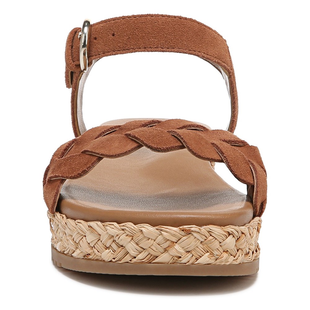 Naturalizer Neila Sandal - English Tea Brown Leather Naturalizer Neila Sandal - English Tea Brown Leather