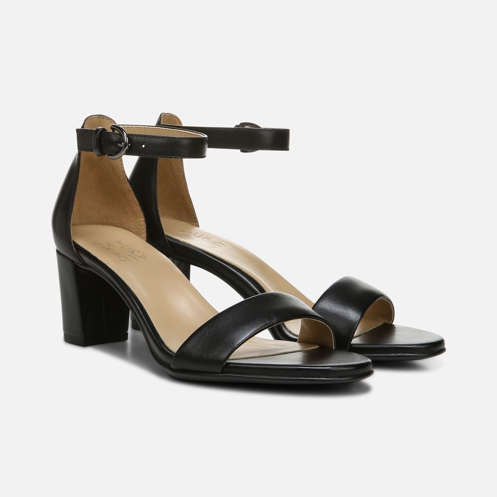 Naturalizer Vera Dress Sandal - Black Leather