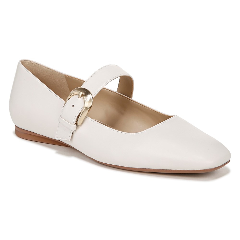 Naturalizer 27 EDIT Carter Mary Jane - Warm White Leather