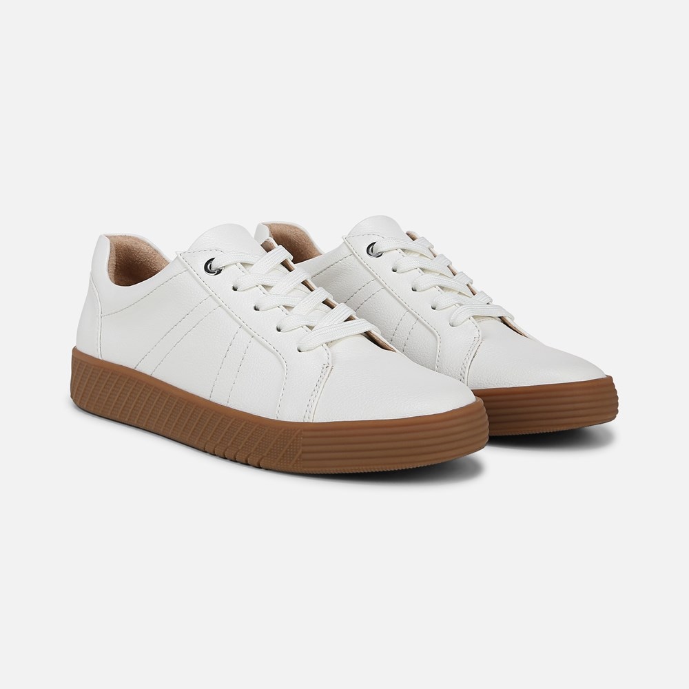 Naturalizer SOUL Neela Sneaker - White Faux Leather