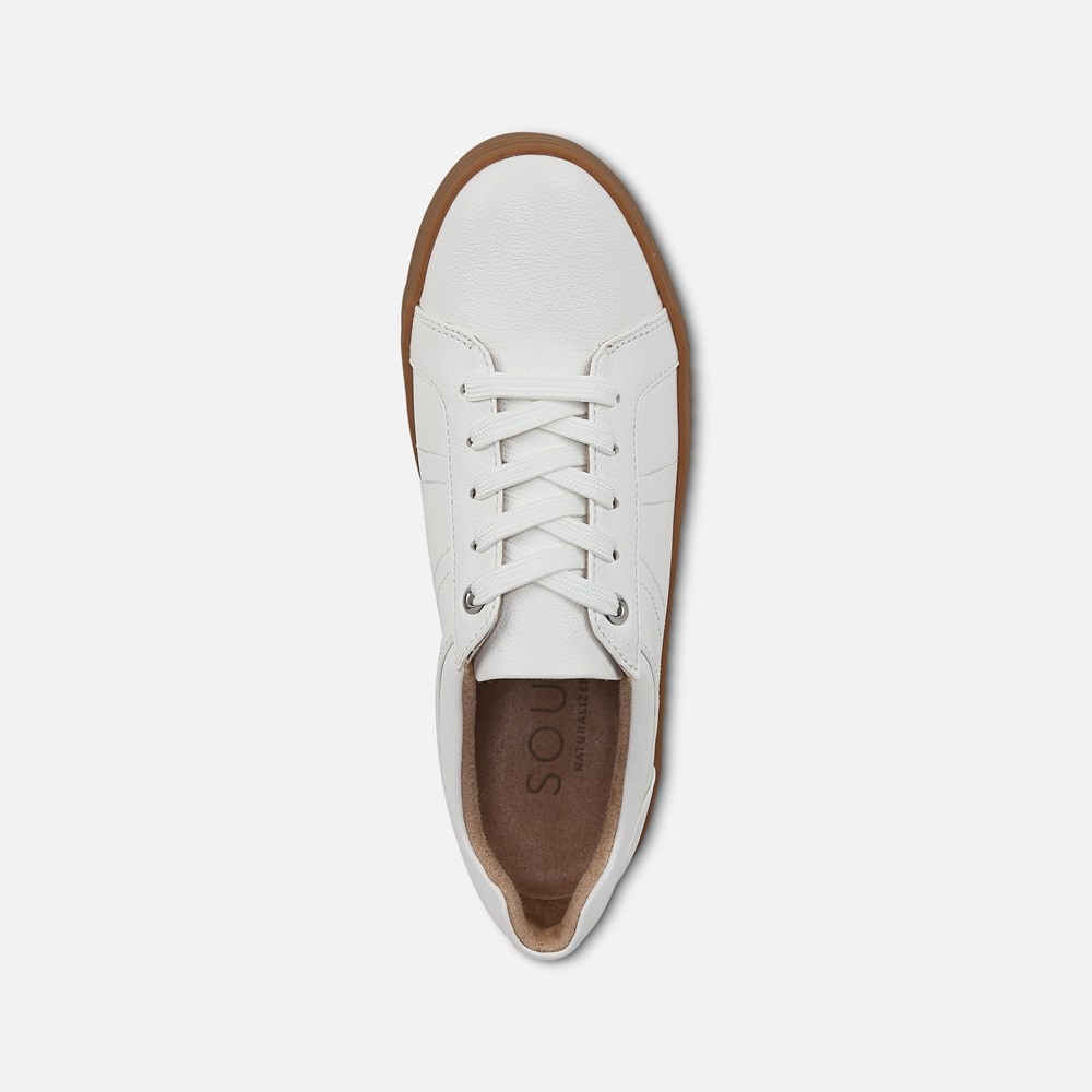 Naturalizer SOUL Neela Sneaker - White Faux Leather