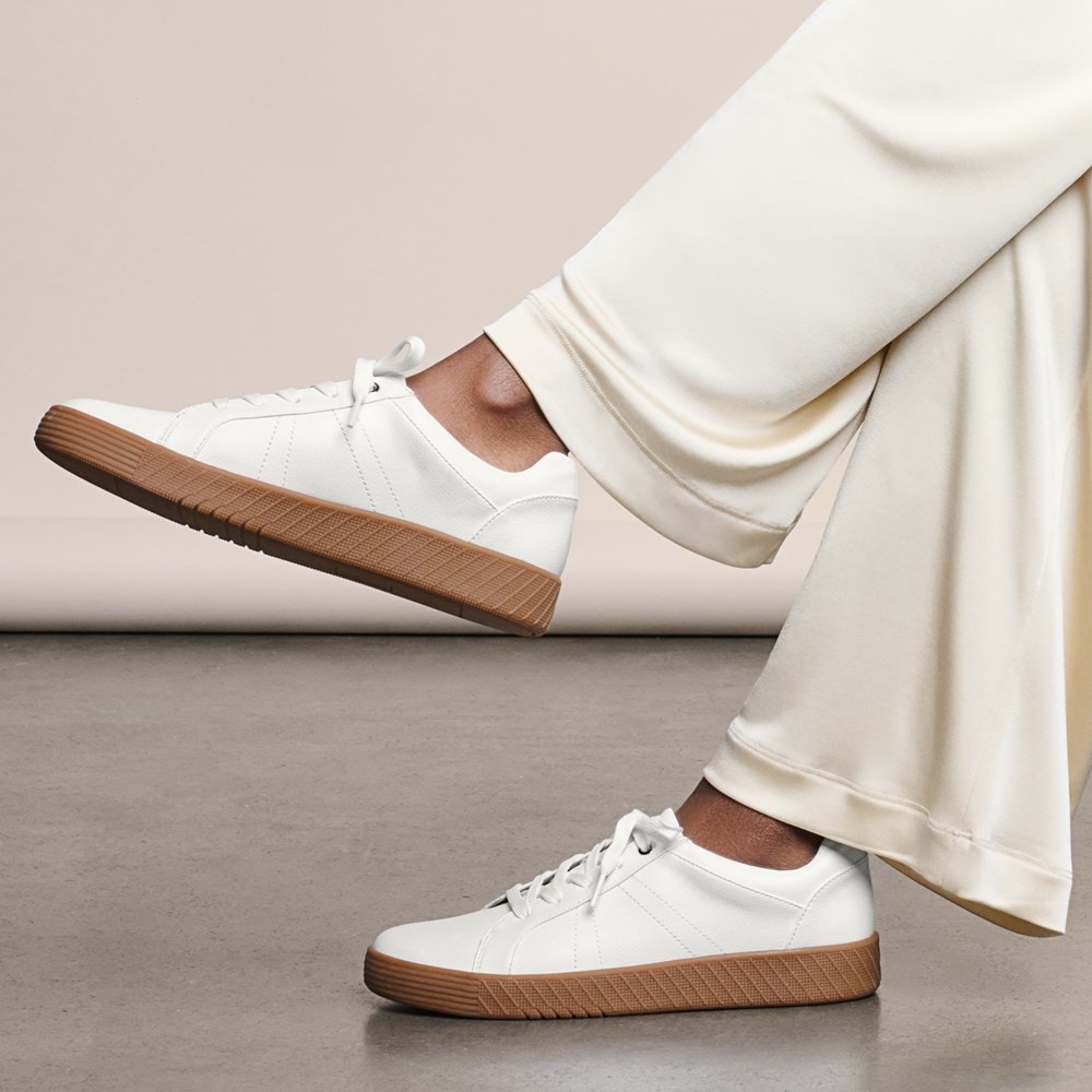Naturalizer SOUL Neela Sneaker - White Faux Leather