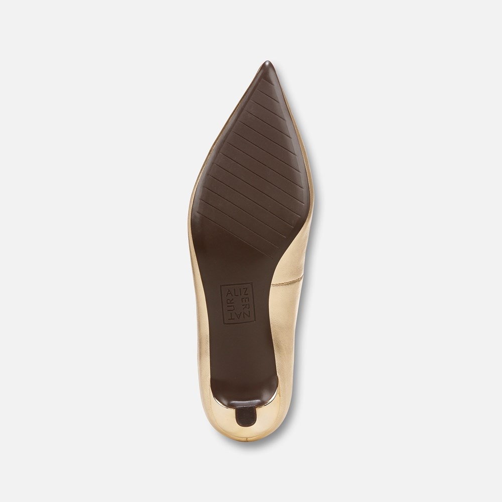 Naturalizer Natalia Kitten Heel - Dark Gold Leather Naturalizer Natalia Kitten Heel - Dark Gold Leather
