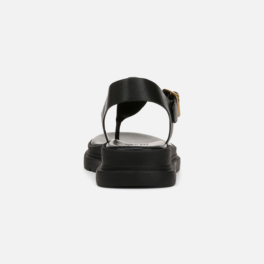 Naturalizer Alyssa Sandal - Black Faux Leather Naturalizer Alyssa Sandal - Black Faux Leather