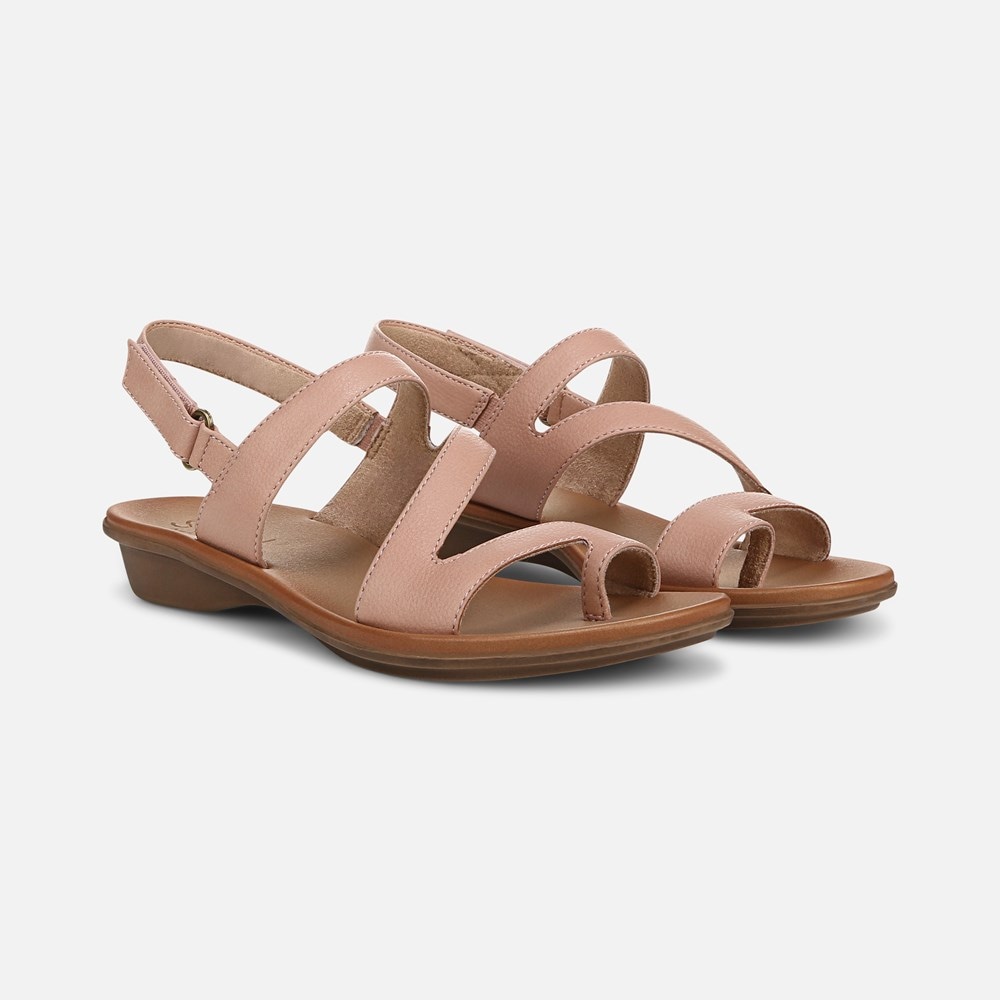 Naturalizer Soul Shakina Sandal - Mauve Pink Faux Leather