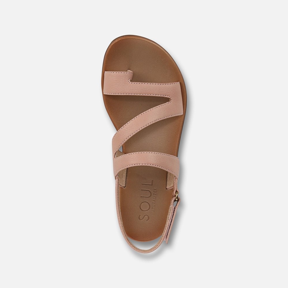 Naturalizer Soul Shakina Sandal - Mauve Pink Faux Leather Naturalizer Soul Shakina Sandal - Mauve Pink Faux Leather