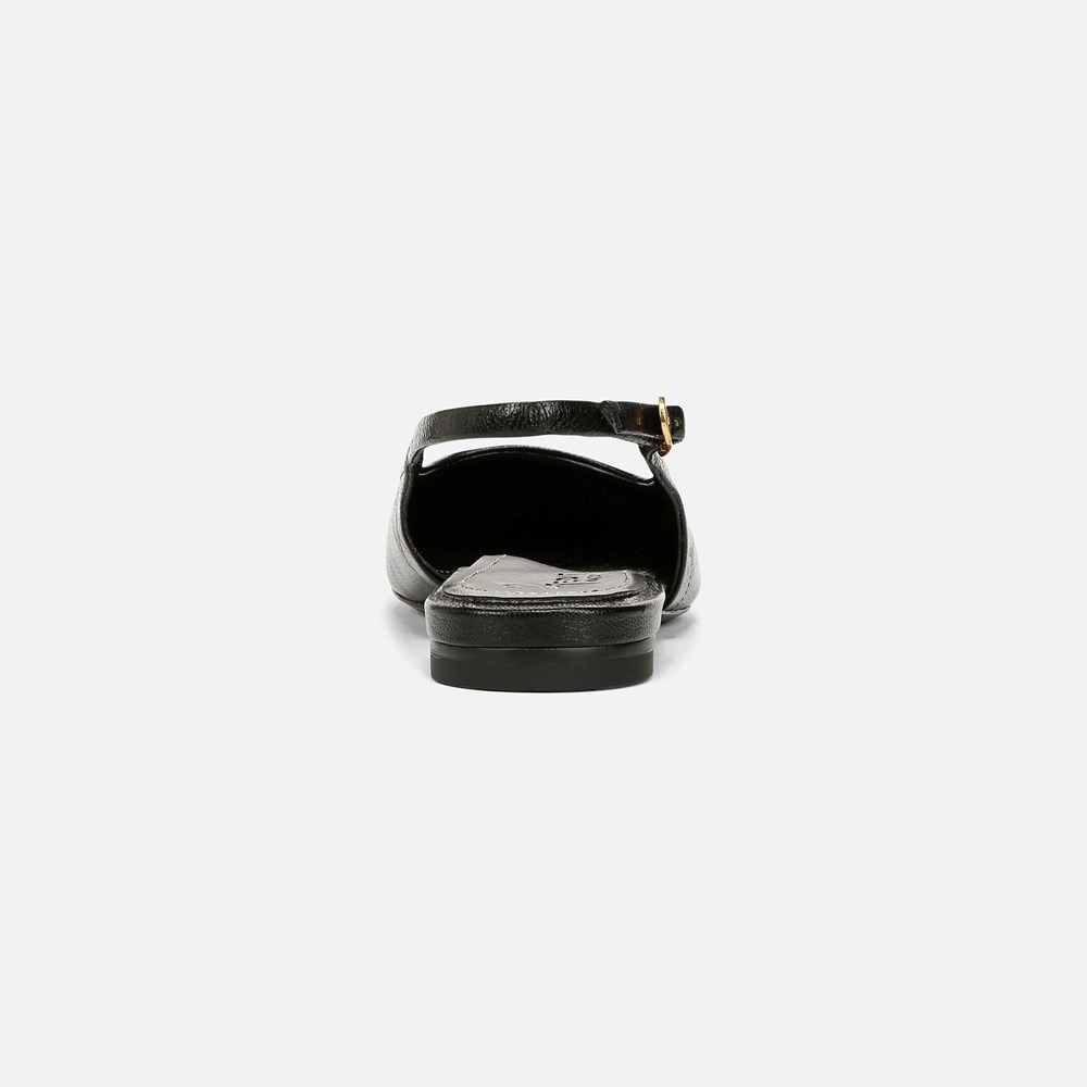 Naturalizer 27 EDIT Cadence Slingback Flat - Black Leather Naturalizer 27 EDIT Cadence Slingback Flat - Black Leather
