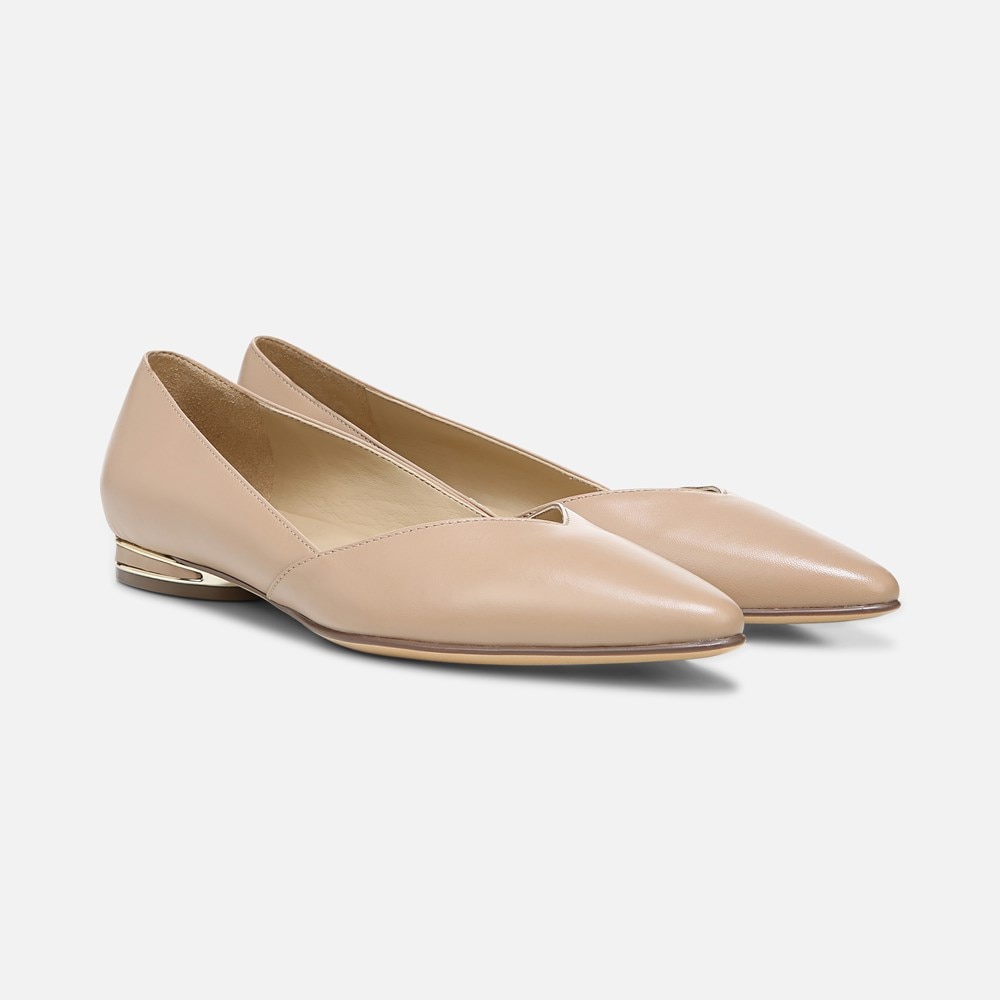 Naturalizer Havana Flat - Barely Nude Leather Naturalizer Havana Flat - Barely Nude Leather