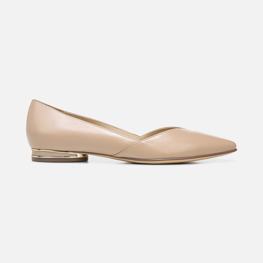 Naturalizer Havana Flat - Barely Nude Leather Naturalizer Havana Flat - Barely Nude Leather