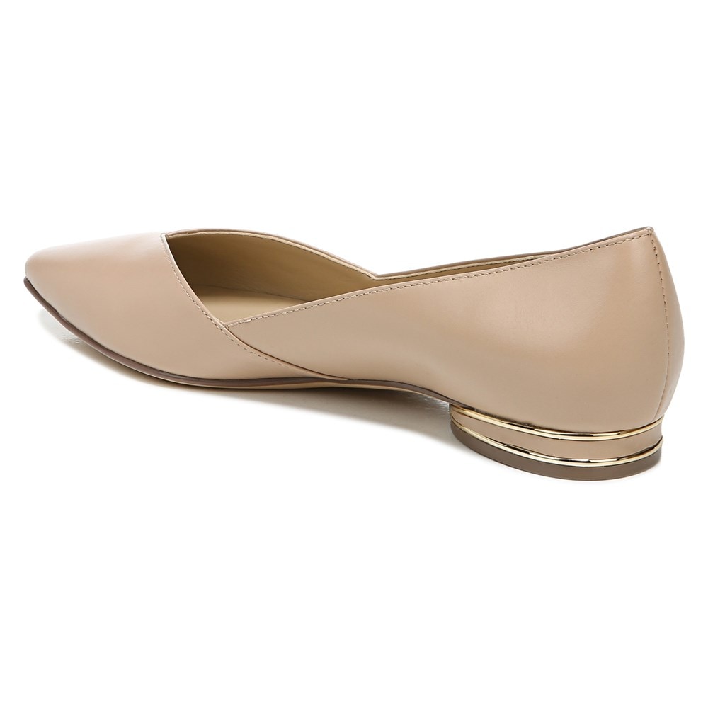 Naturalizer Havana Flat - Barely Nude Leather Naturalizer Havana Flat - Barely Nude Leather