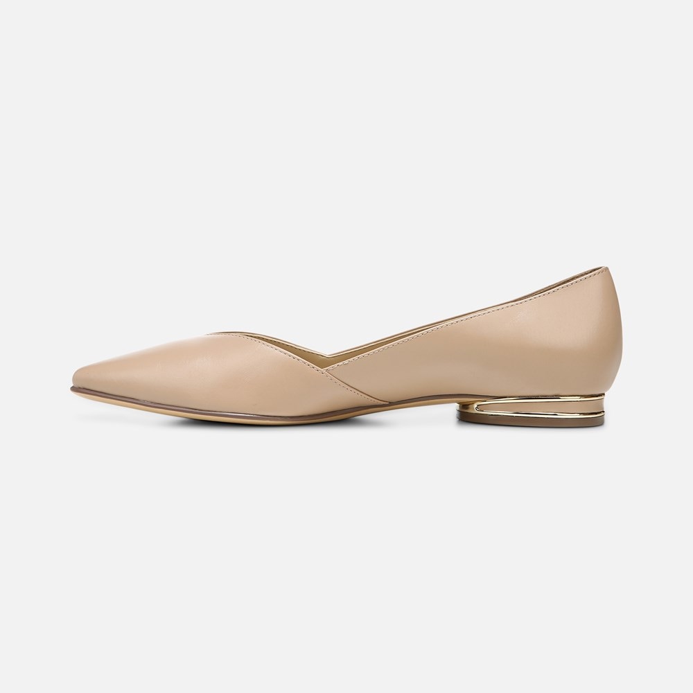 Naturalizer Havana Flat - Barely Nude Leather Naturalizer Havana Flat - Barely Nude Leather