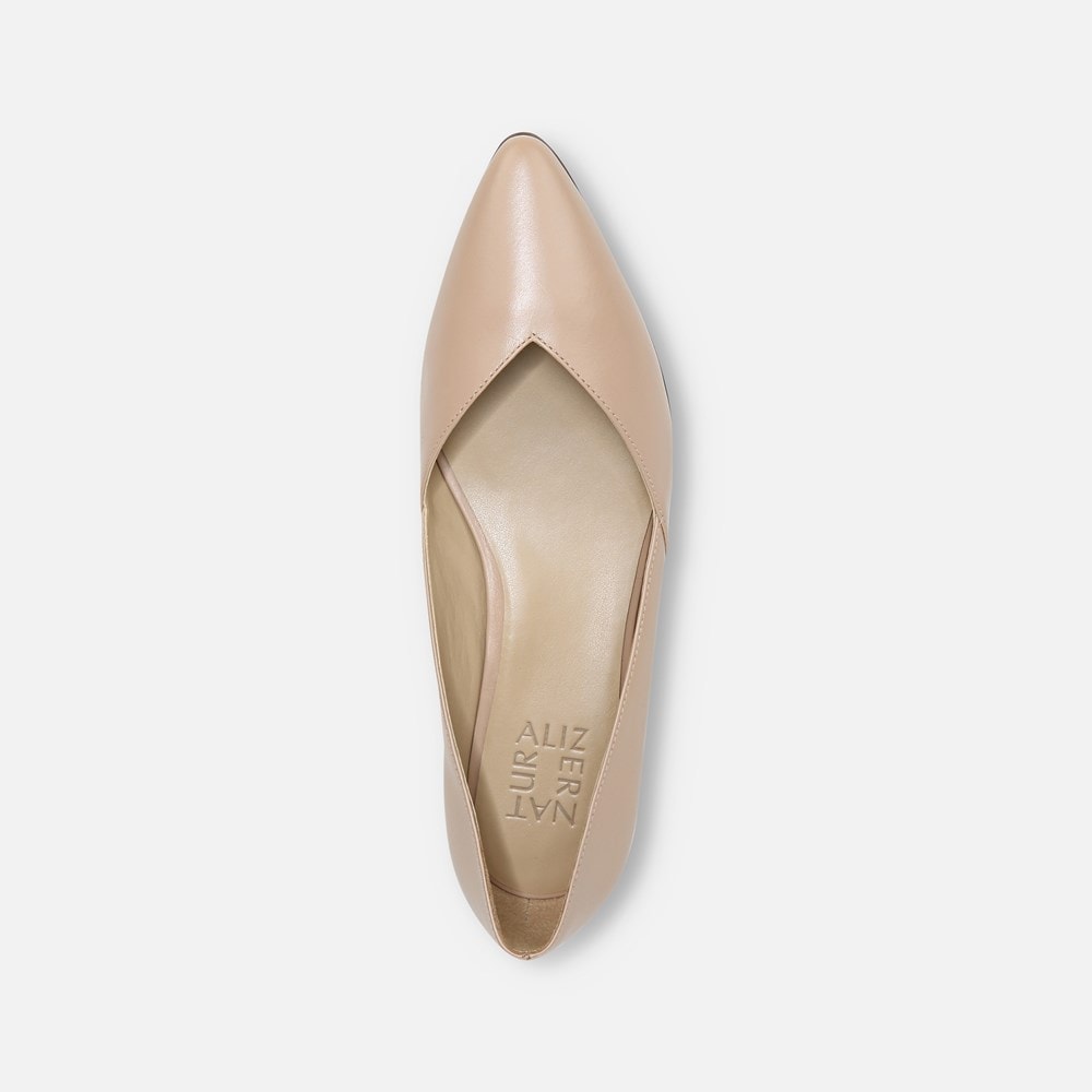 Naturalizer Havana Flat - Barely Nude Leather Naturalizer Havana Flat - Barely Nude Leather