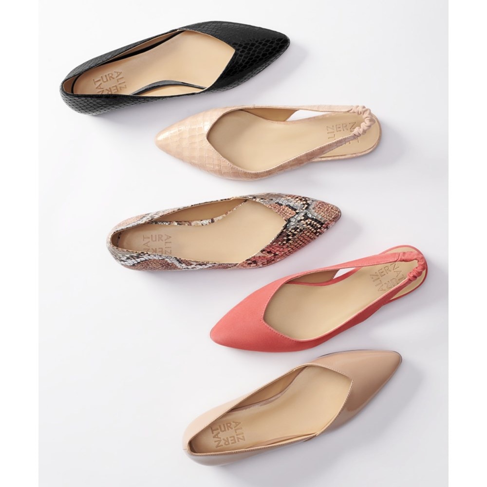 Naturalizer Havana Flat - Barely Nude Leather Naturalizer Havana Flat - Barely Nude Leather