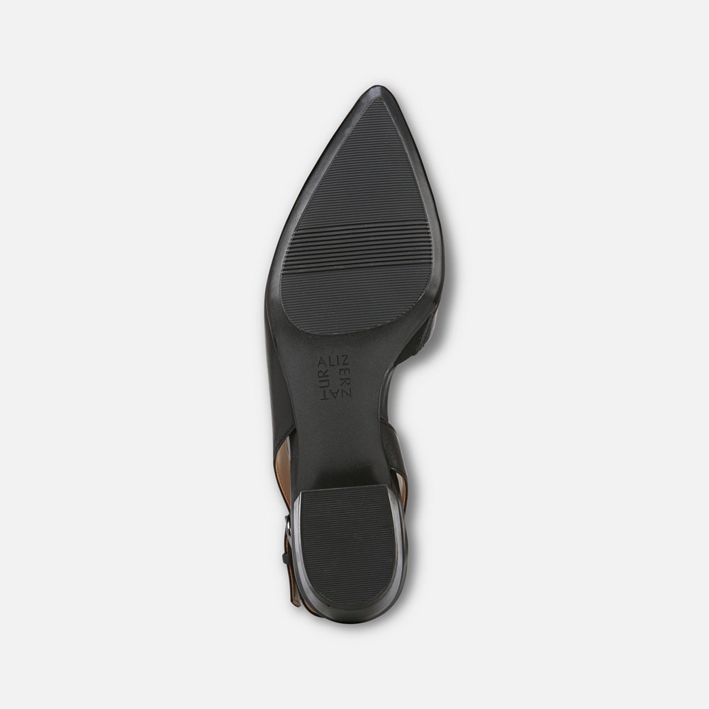 Naturalizer Banks Pointed Toe Flat - Black Leather Naturalizer Banks Pointed Toe Flat - Black Leather