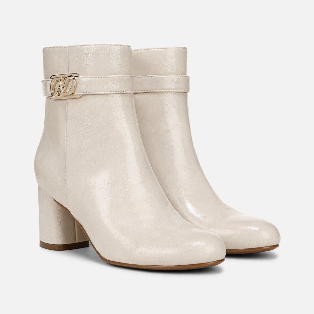Naturalizer Lottie Ankle Bootie - Porcelain Faux Leather