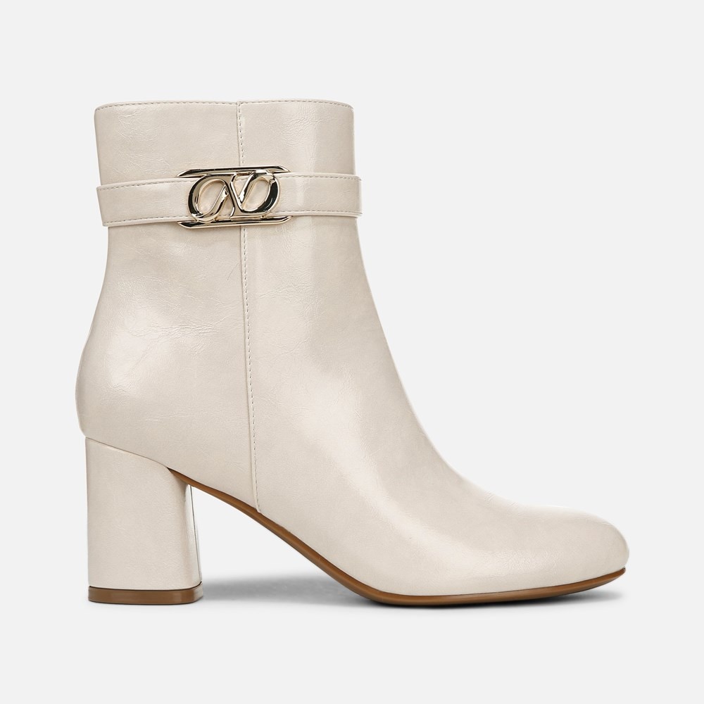 Naturalizer Lottie Ankle Bootie - Porcelain Faux Leather Naturalizer Lottie Ankle Bootie - Porcelain Faux Leather