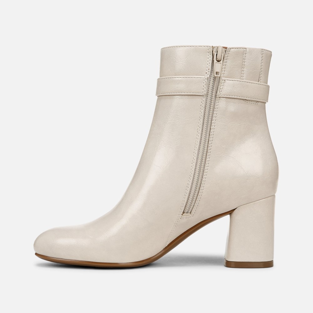 Naturalizer Lottie Ankle Bootie - Porcelain Faux Leather Naturalizer Lottie Ankle Bootie - Porcelain Faux Leather