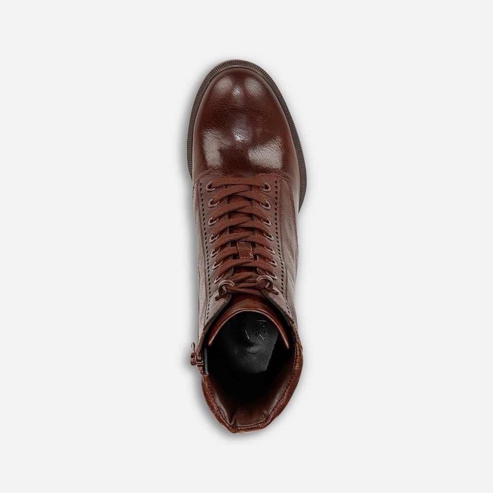 Naturalizer Prewitt Block Heel Bootie - Amber Leather Naturalizer Prewitt Block Heel Bootie - Amber Leather